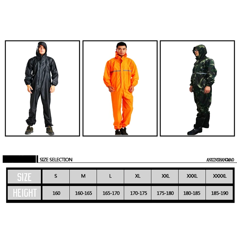 Motorcycle Raincoats Motorbike Conjoined Raincoat Overalls men women Fission Motorbike Rain Suits rain Coat