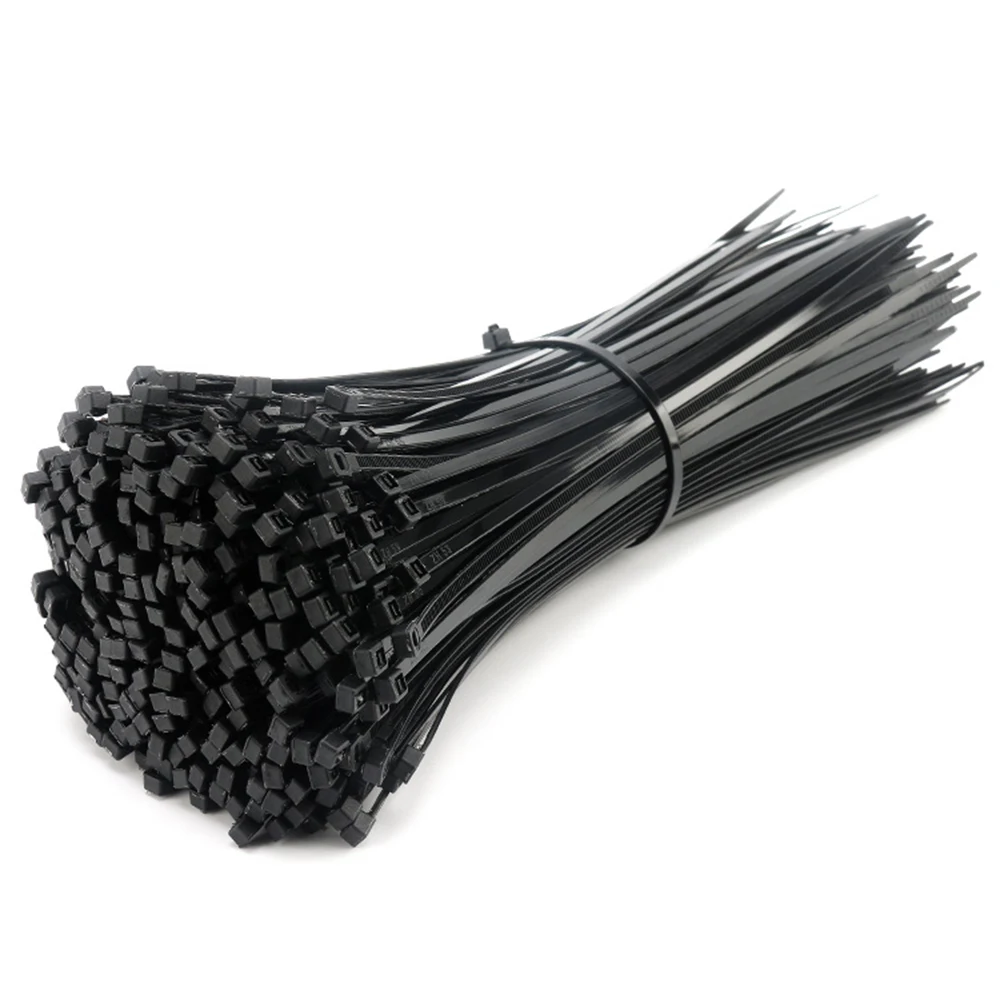 100PCS nylon cable tie self-locking plastic winding fixed 3X200 5X300 for Nylon Cable Ties Cable Ties