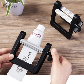 

OYOURLIFE Creative Stainless Steel Toothpaste Squeezers Multi-function Rolling Tube Squeezer Bathroom Tooth Paste Dispenser