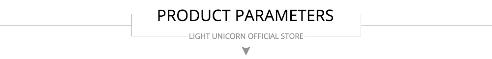 Product parameters