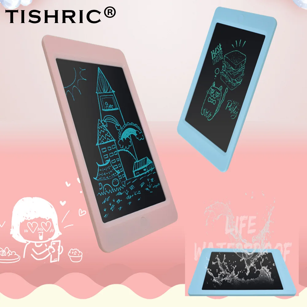 

TISHRIC New 8.5''/4.4" inch ICD Graphic Drawing Tablet Digital Tablet Writing Pad Board With Pen Erasable for Children Kids Toy