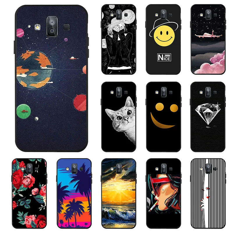

Vanveet Fashion Black Silicon Case For Samsung Galaxy J7 Duo 2018 Cases Anti-knock Phone Cover For Samsung J7 Duo Fundas