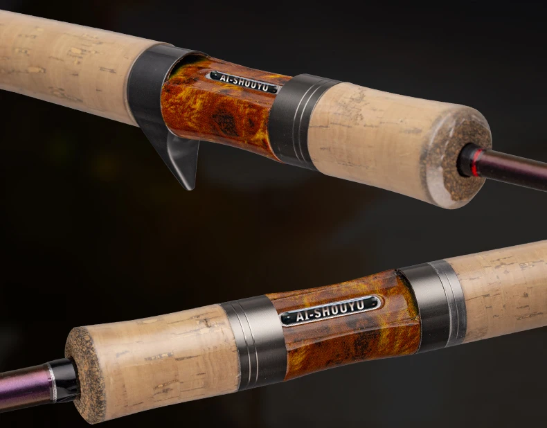 Vara de Pesca Vara de Ação Fiação de Carbono Ai-shouyu Nova Ponta Sólida Truta Isca Rápida 2-12g Portátil - Fundição Viagem Pólo ul 7 High Quality Esporte e Lazer