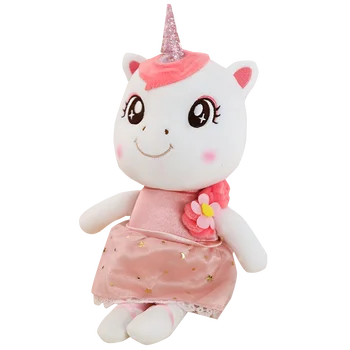 

1Pcs 35CM Cute Angel Unicorn Plush Toy Soft Dress Stuffed Animals Appease Dolls Children's Girls Birthday Gifts Cute Home Decor