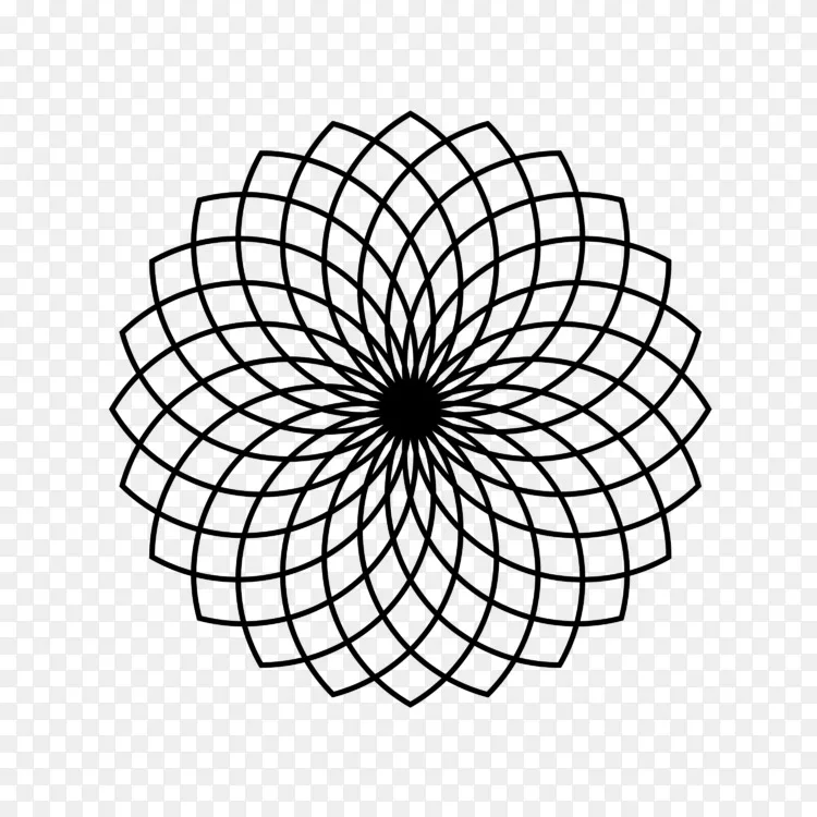 神圣几何圆图案-圆