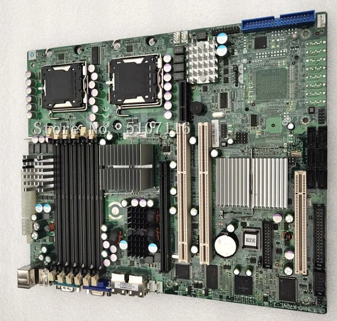 Настольная материнская плата для X7DVL-I, двойная 771-pin Серверная плата будет протестирована перед отправкой