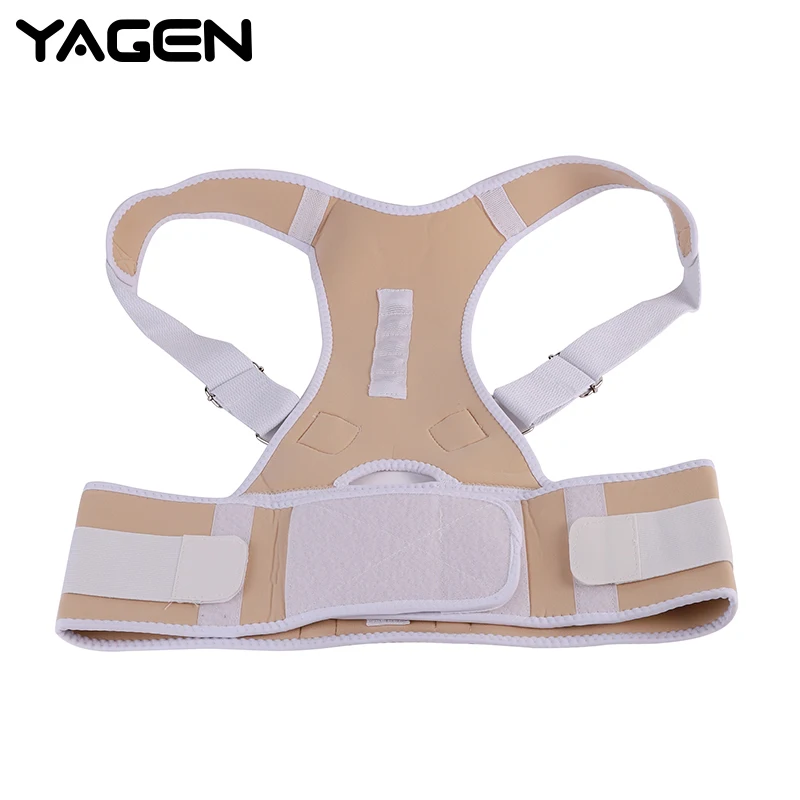Back-Belt Corrector Corset Lumbar-Support Magnetic Straight for Men Women S-XXL Adjustable