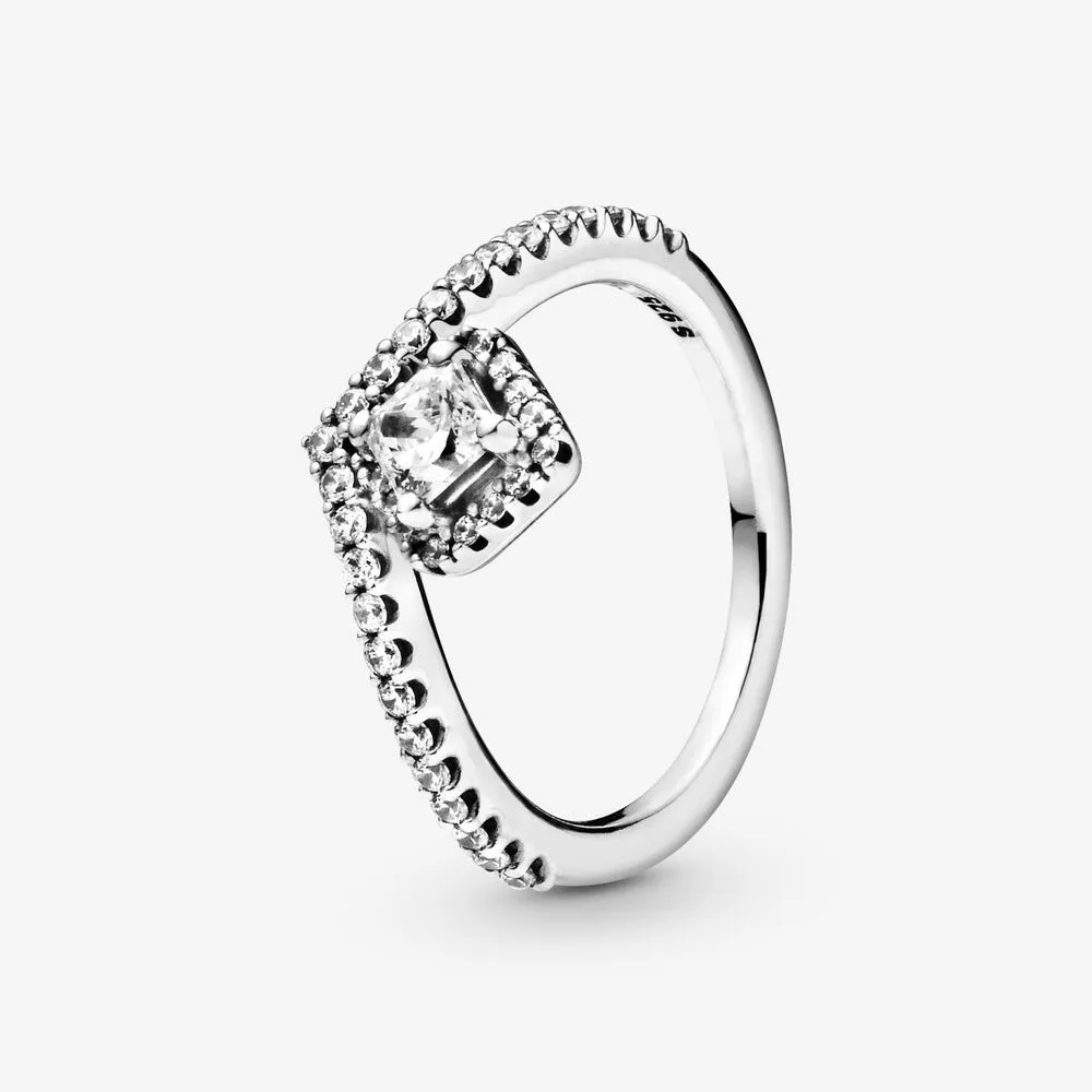 198420C01_RGB  Square Sparkle Wishbone Ring