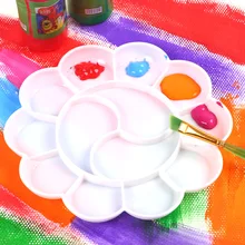 

Plum Color Palette for Children and Adults Painting Acrylic Gouache Watercolor Multifunctional Plastic Palettes Art Supplies
