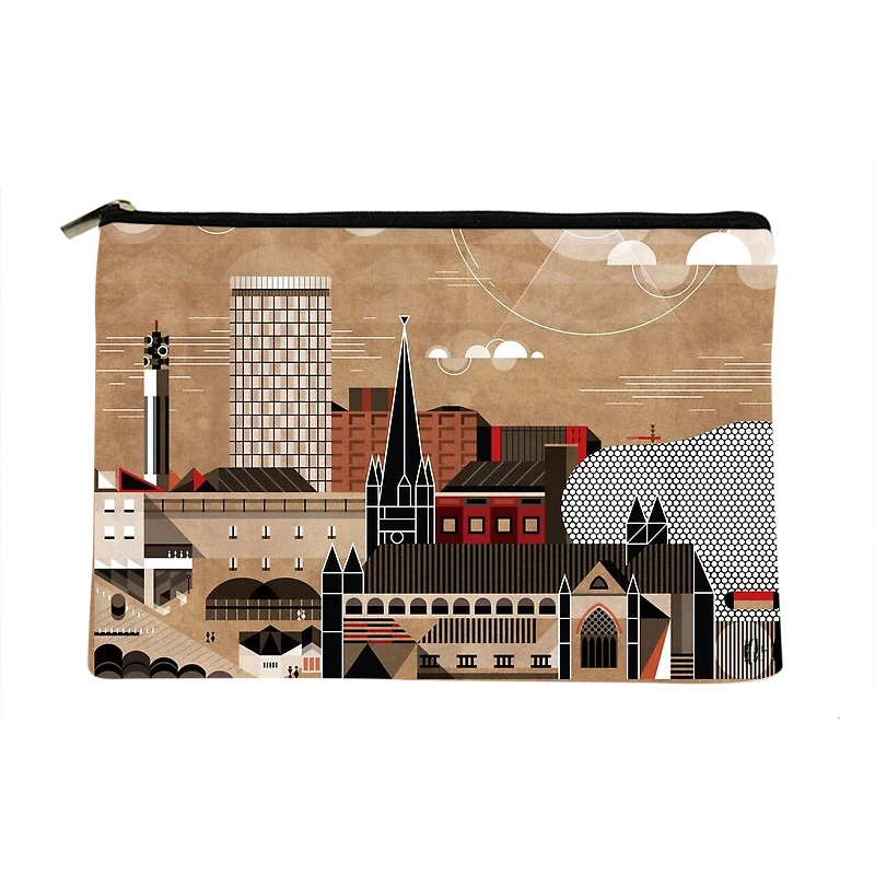 Рисунок 3 - Женская антикварная косметичка с принтом библиотеки