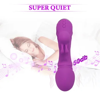 Rabbit Vibrators for women Massager waterproof vaginal thrust G Spot 10 Speed Clitoral Massager silent rechargable Dildo konijn 4