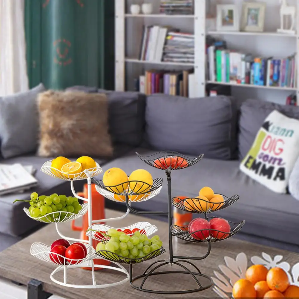  Five-layer Lotus Leaf Fruit Storage Tray Fruit Plate Exquisite Food Box Wedding Christmas Candy Sna - 4000158000786