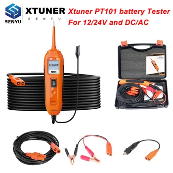 

Xtuner PT101 Car Electric Circuit Tester For 12V/24V Power Probe Automotive Tools DC/AC Electrical System Tester PK Autel PS100