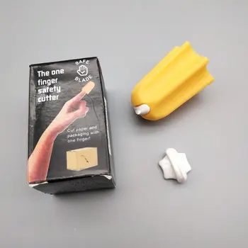 

Convenient Demolition Parcel Finger Unpacking Cutter Opener Knife Outdoor Tools Silicone Safety Cover Single Finger Operation
