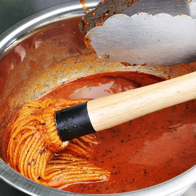 Bbq Grill Basting Mop Professzionális Grillkefe 18 Hüvelykes 46 Cm 667A