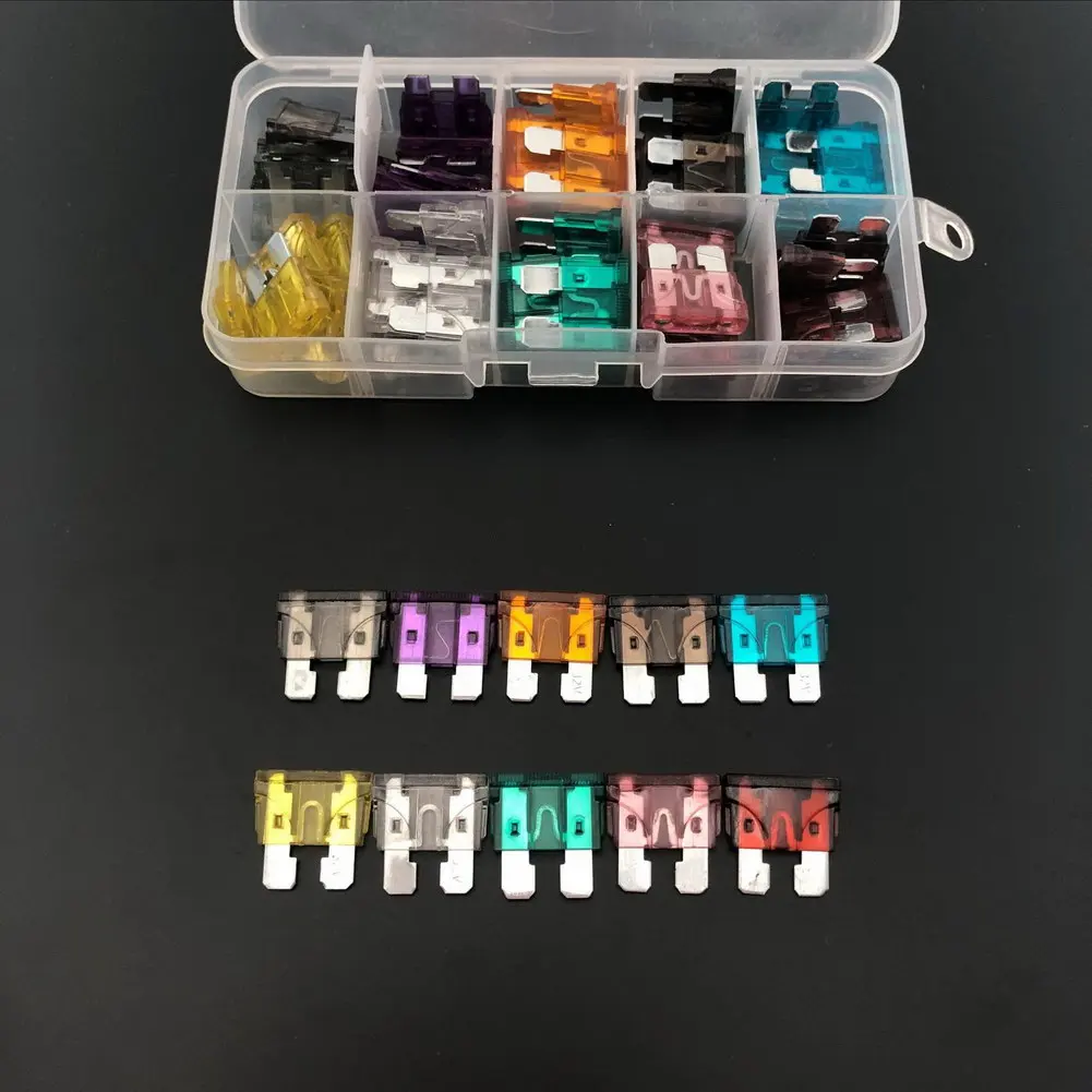 

50PCS Medium Car Fuse Zinc Foil Fuse Box for Automotive Electric Vehicles M8617