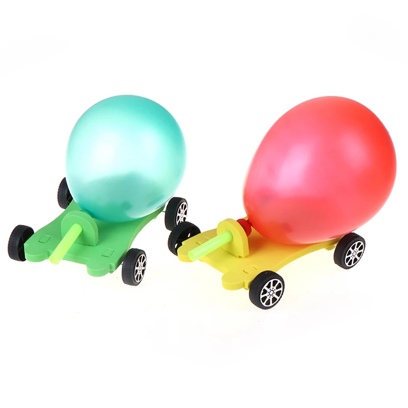 1 Set Balloon Recoil Physics Science Experiment Kits Kids Novelty Toy Gift 