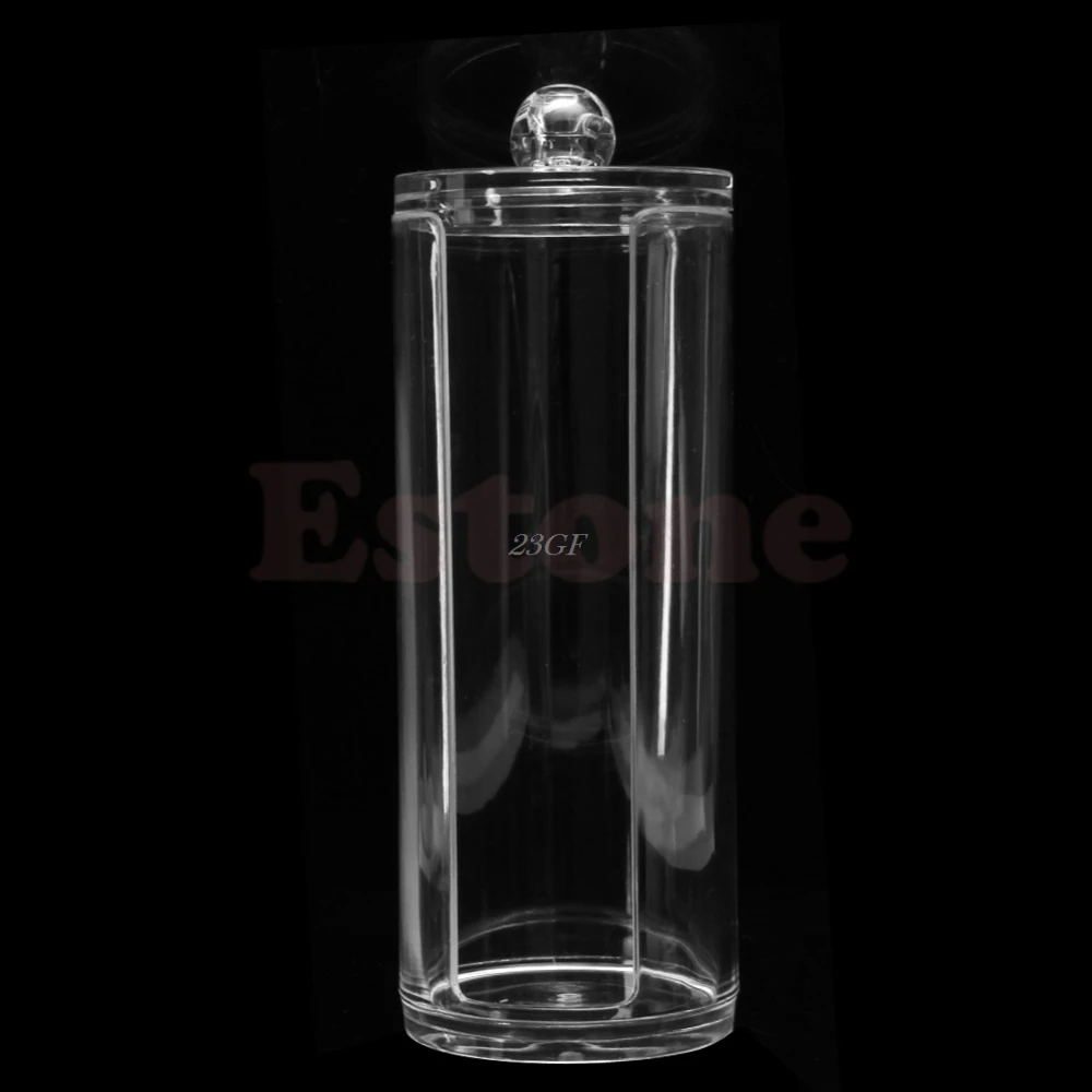 

2018 Round Container Storage Case Makeup Cotton Pad Box Nail Art Remover Paper Wipe