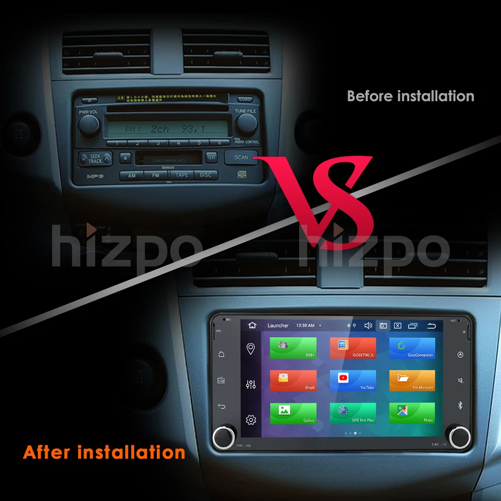 Excellent 7"Android9.0 Car DVD Player for Toyota Hilux Corolla Camry Prado RAV4 Octa-Core WIFI 4G RAM+64G ROM Bluetooth+Free Rear Camera 6 Excellent 7"Android9.0 Car DVD Player for Toyota Hilux Corolla Camry Prado RAV4 Octa-Core WIFI 4G RAM+64G ROM Bluetooth+Free Rear Camera 6