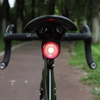 

Bike Tail Light Anti-Theft Alarm Rechargeable Intelligent Light Perception and Brake Induction Bike with Remote