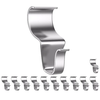 

Vinyl Siding Hooks for Hanging [12 Pack], No Drilling Needed Hangers for Vinyl Siding, Low Profile Heavy Duty Stainless