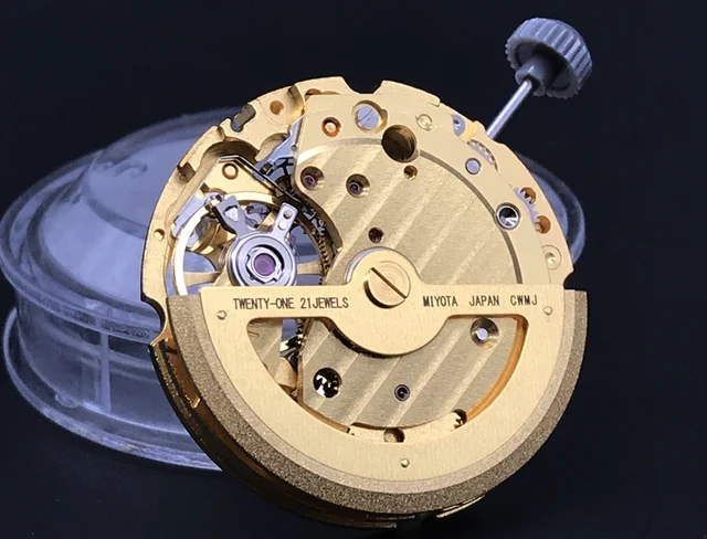 男性用のクラシックなmiyota82s0自動移動21の宝石,オープン
