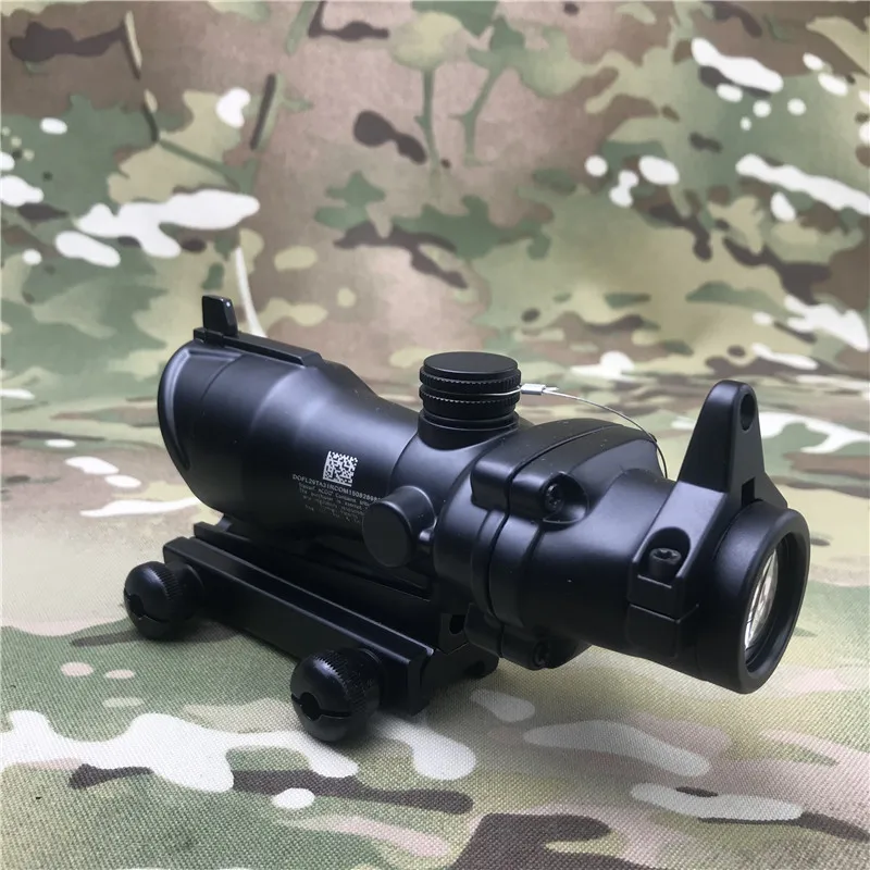 Тактический trijicon acog Стиль 4x32 винтовки прицел с Пикатинни Крепление база M2833 страйкбол пистолет