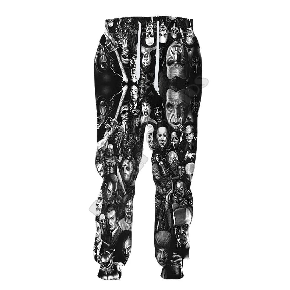 

PLstar Cosmos Michael Myers Pants Men Women Novelty 3D Printed Funny Pants Full Hip Hop Sweatpants Drop shipping style-1