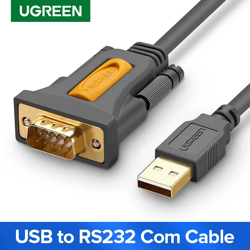 USB to RS232 DB9 Serial Cable Converter Adapter PL2303 Chipset for Window 10 