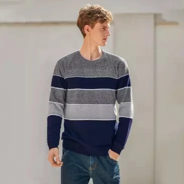 Xiaomi Men super soft velvet knit round neck sweater Autumn Winter knitting Long Sleeve Comfortable