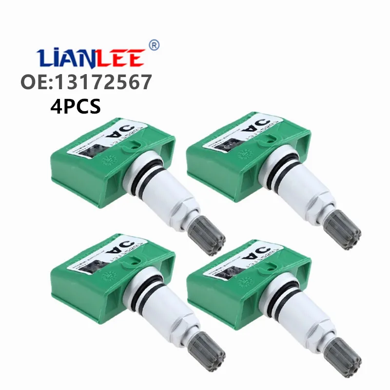 Tire Pressure Monitoring Sensor 4Pcs/Lot 13172567 433MHz TPMS Sensor for Opel Astra H Vectra C Zafira B 2004-2009