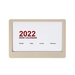 Calendrier de bureau créatif Vertical amovible, Page 2022, 1 pièce, couleur aléatoire 