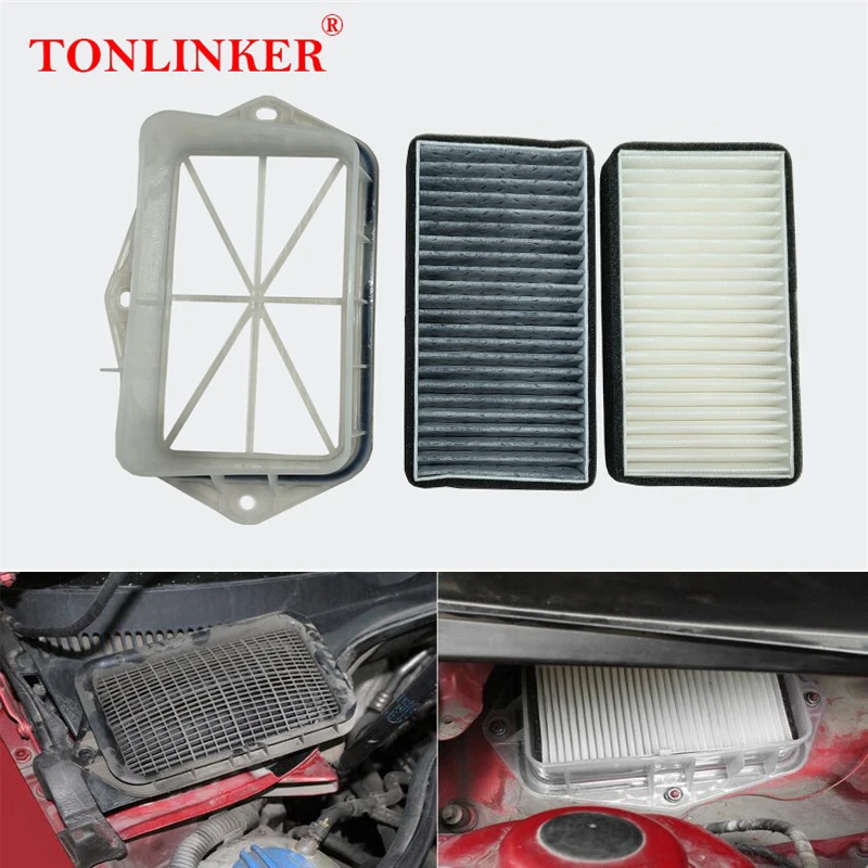 3 Holes Air Filter For Skoda Octavia A5 Superb Yeti SEAT Altea Leon Toledo Audi A3 8P Car External