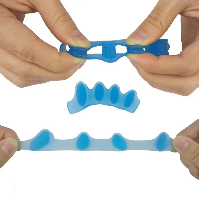 2 stücke = 1 paar Neue Schutzhülle Zehen Separator Geeignet Bunion Corrector Material Weiche Gel Haarglätter Spacer Stretchers Pflege Werkzeug