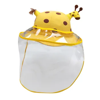 

Kids Protective Hat Anti Droplet Spittle Dust-proof Full Face Cover Mask For Children Cute Anti-spitting Bucket Caps Hats #LR2