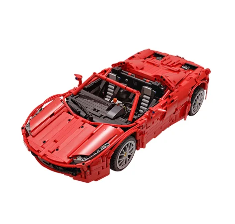 Конструкция для MOC Lamborghini Audi R8 V10 Ferrarii 458 bloques de convicción Kit de juguete DIY educativo nivienos regalo