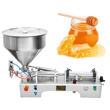 Полуавтоматический Поршневой Тип пневматическая машина для наполнения пасты из нержавеющей стали жидкая паста двойного назначения машина для наполнения