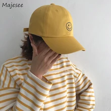 Caps Women Sun-proof Cute Kawaii Harajuku Korean Style Adjustable All-match Womens Baseball Cap Chic Girls Hip-Hop Simple New