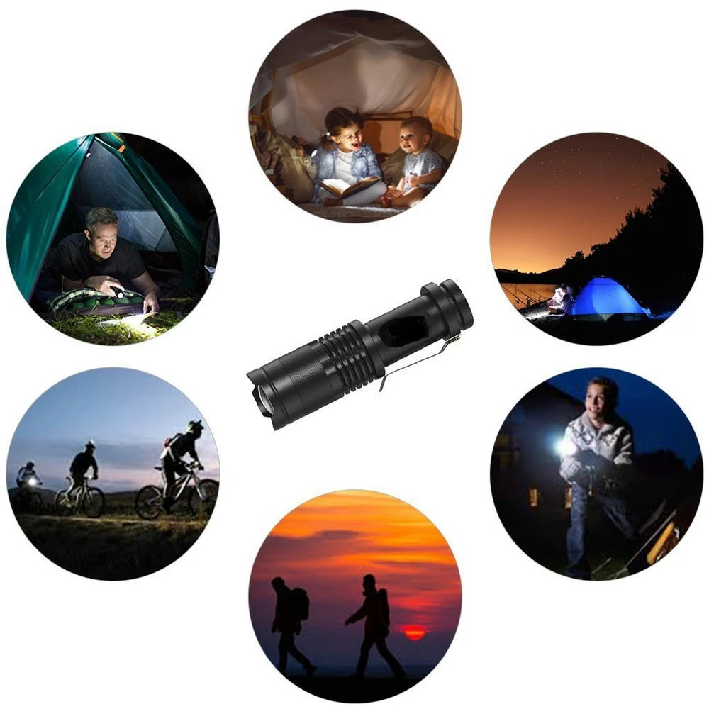 Bicycle Light 7 Watt 2000 Lumens 3 Mode Bike Q5 LED cycling Front Light Bike lights Lamp Torch Waterproof ZOOM flashlight  (5)
