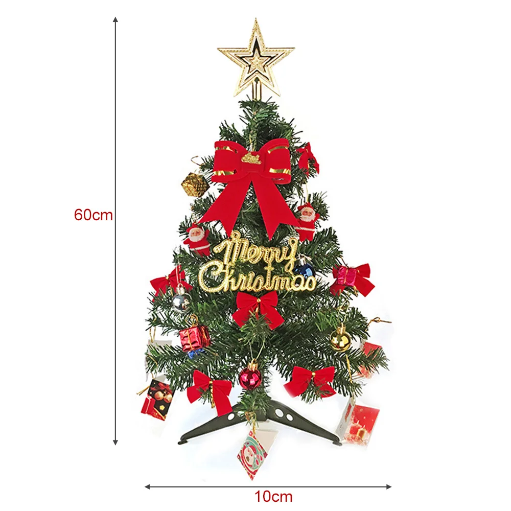 Рождественская елка Искусственная елка Настенное подвесное украшение Рождественское украшение для новогодних подарков детские игрушки вечерние украшения для дома - Color: 60cm