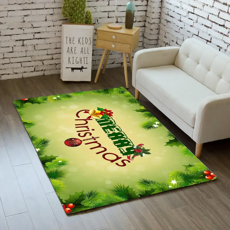 No.6 Merry Рождественский коврик ковер мультфильм спальня коврик для детских игр мягкая фланелевая Санта-елка подарки области коврики прикроватные коврики для гостиной - Цвет: No.6