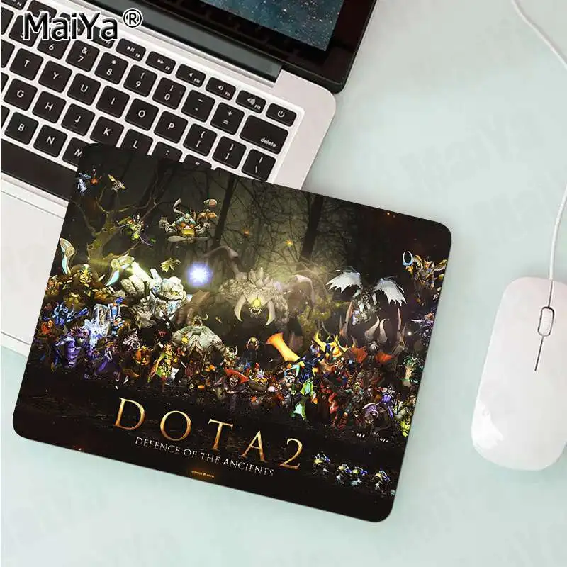 Maiya мальчик Подарочный коврик DOTA2 DIY дизайн игровой с узором коврик для мыши большой коврик для мыши клавиатуры коврик - Цвет: Not Lock Edge18x22cm