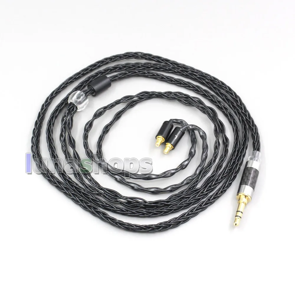 LN006460 2,5 мм 3,5 мм XLR сбалансированный 8 ядерный OCC Серебряный смешанный кабель для Sennheiser IE400 IE500 Pro