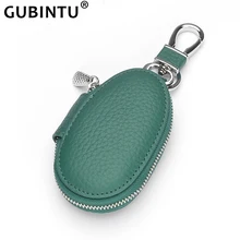 Поясная подвесная Автомобильная ключница из натуральной кожи для мужчин и женщин ключи ключница Органайзер Сумка кошелек маленький держатель для ключей кейс на молнии