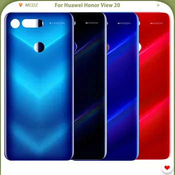 

100pcs New V10 V20 Battery Cover For Huawei Honor View 10/View 20 Phone Back Rear Housing Case Cover Lid