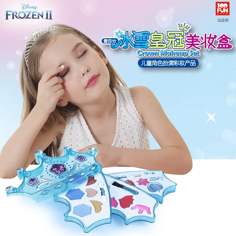 

Disney/Disney Frozen 2 Crown mei zhuang he GIRL'S Play House Makeup Toy Non-toxic Ds2285
