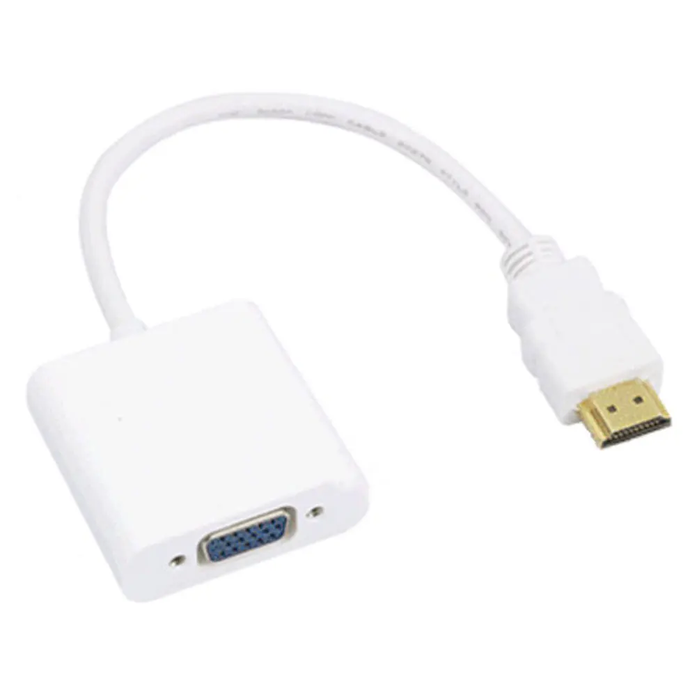 Адаптер hdmi-vga Мужской конвертер с разъемом адаптер 1080P цифровой аналоговый видео аудио для ПК ноутбука планшета цена