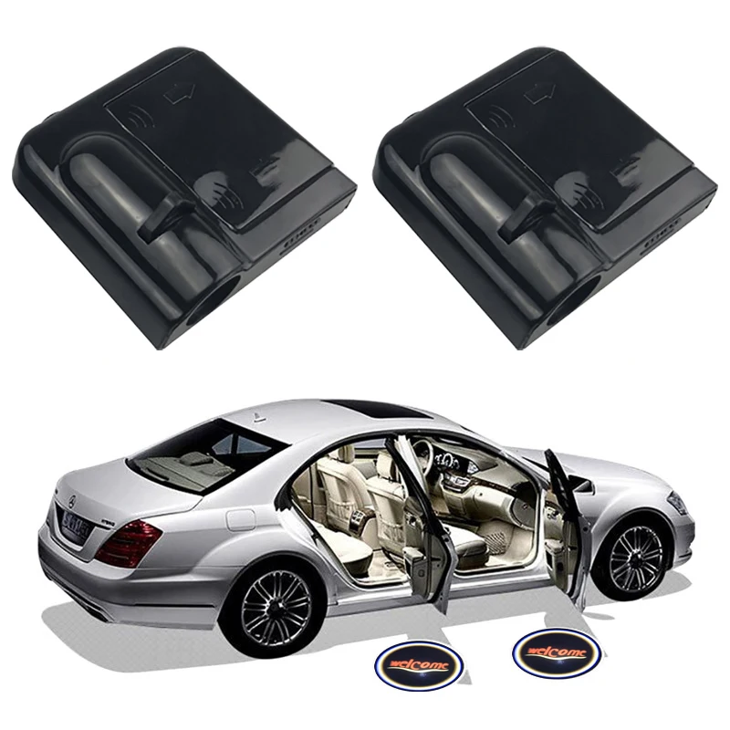 1pcs Wireless Car Door Welcome Light Laser Projector Logo Ghost Shadow LED Light for Toyota Mercedes Volkswagen Mazda Ford Peugeot(5)