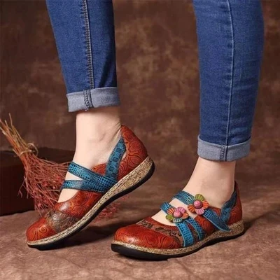

Dihope New Woman Shoes National Tradition Embroidered Shoes Autumn Ladies Slip-on Flat Shoes Woman Casual Outdoor Shoes 2020