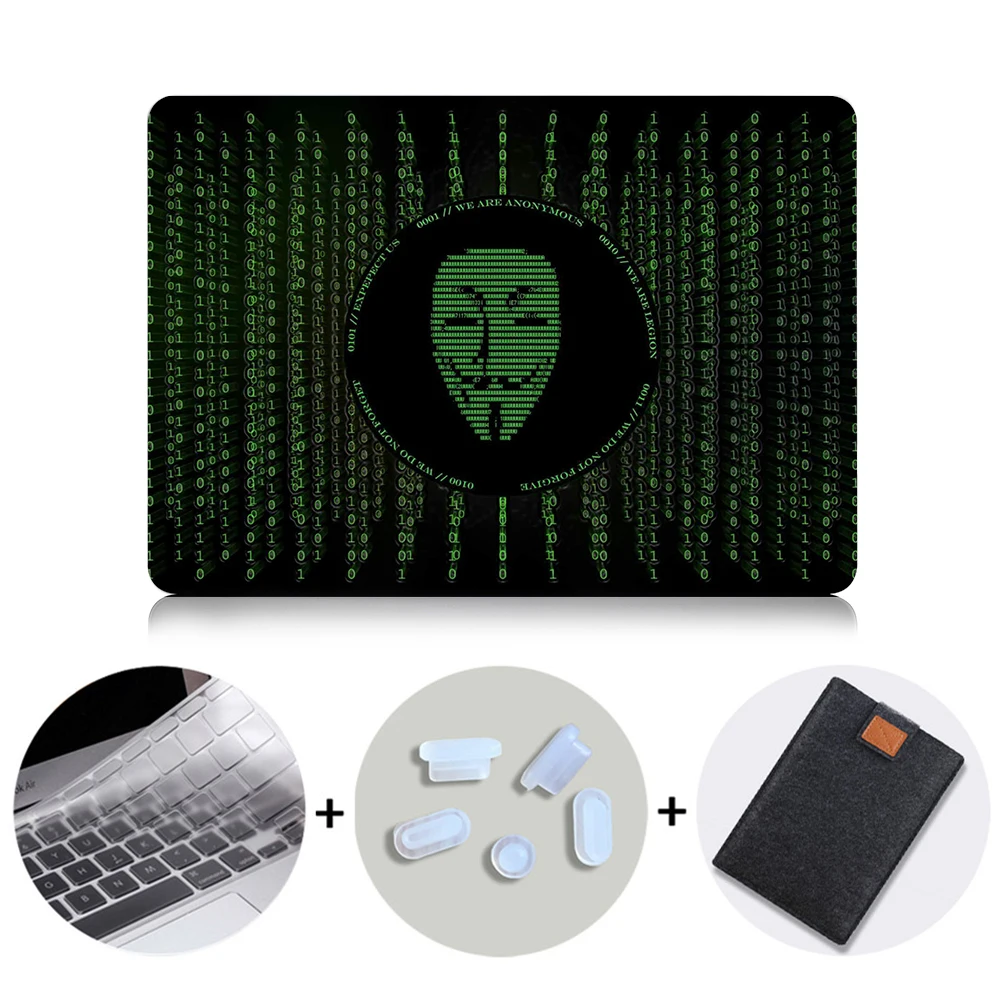 MB15 MTT для Apple Macbook Air Pro retina 11 12 13 15 дюймов чехол для ноутбука с сенсорной панелью ПК Жесткий Чехол таинственный хакер чехол для ноутбука - Цвет: MB15